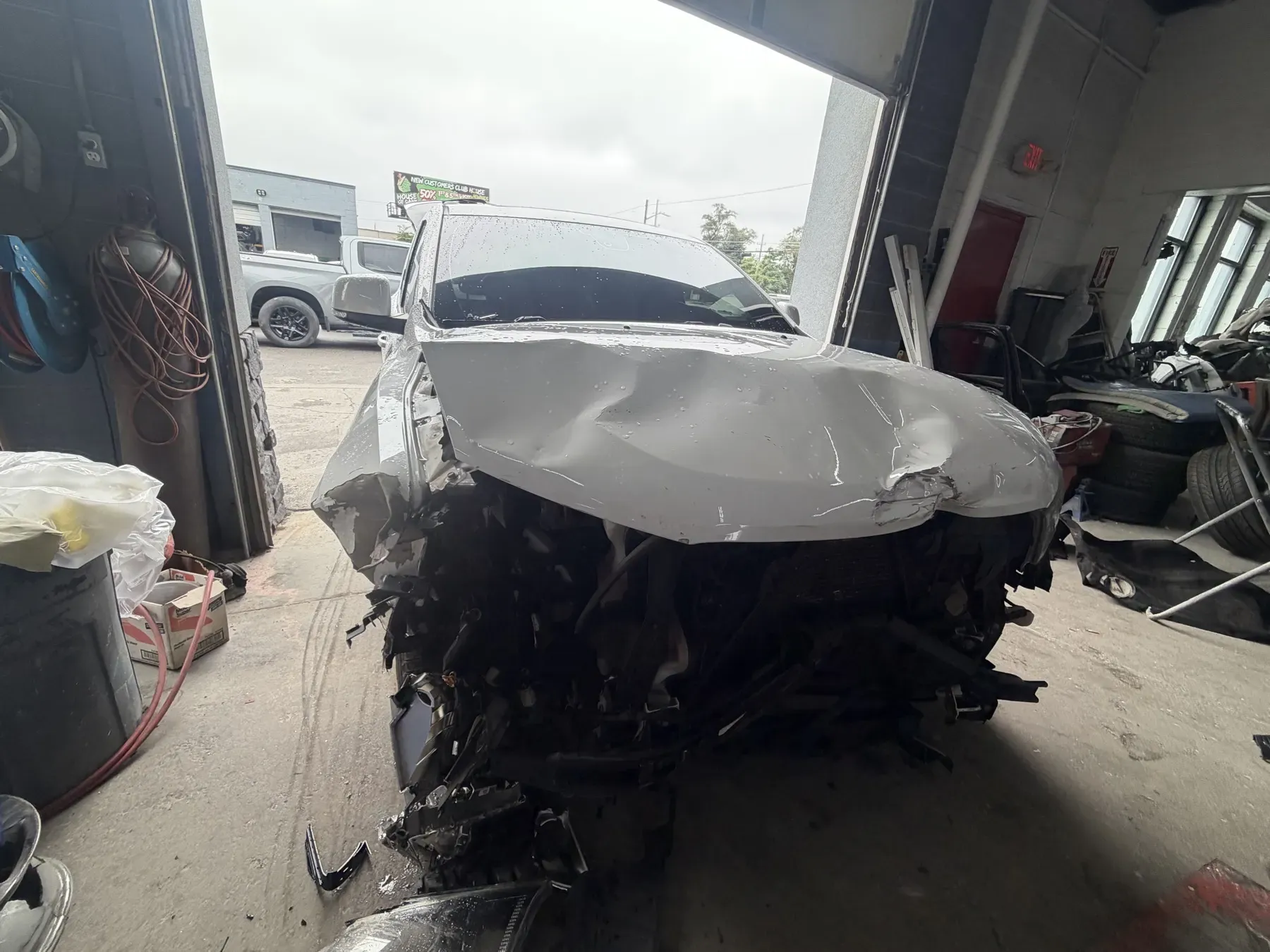 Dodge Durango: Front end as it came in.